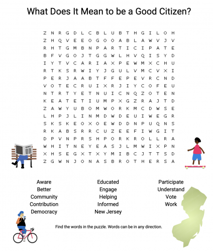 Good Citizen_word search